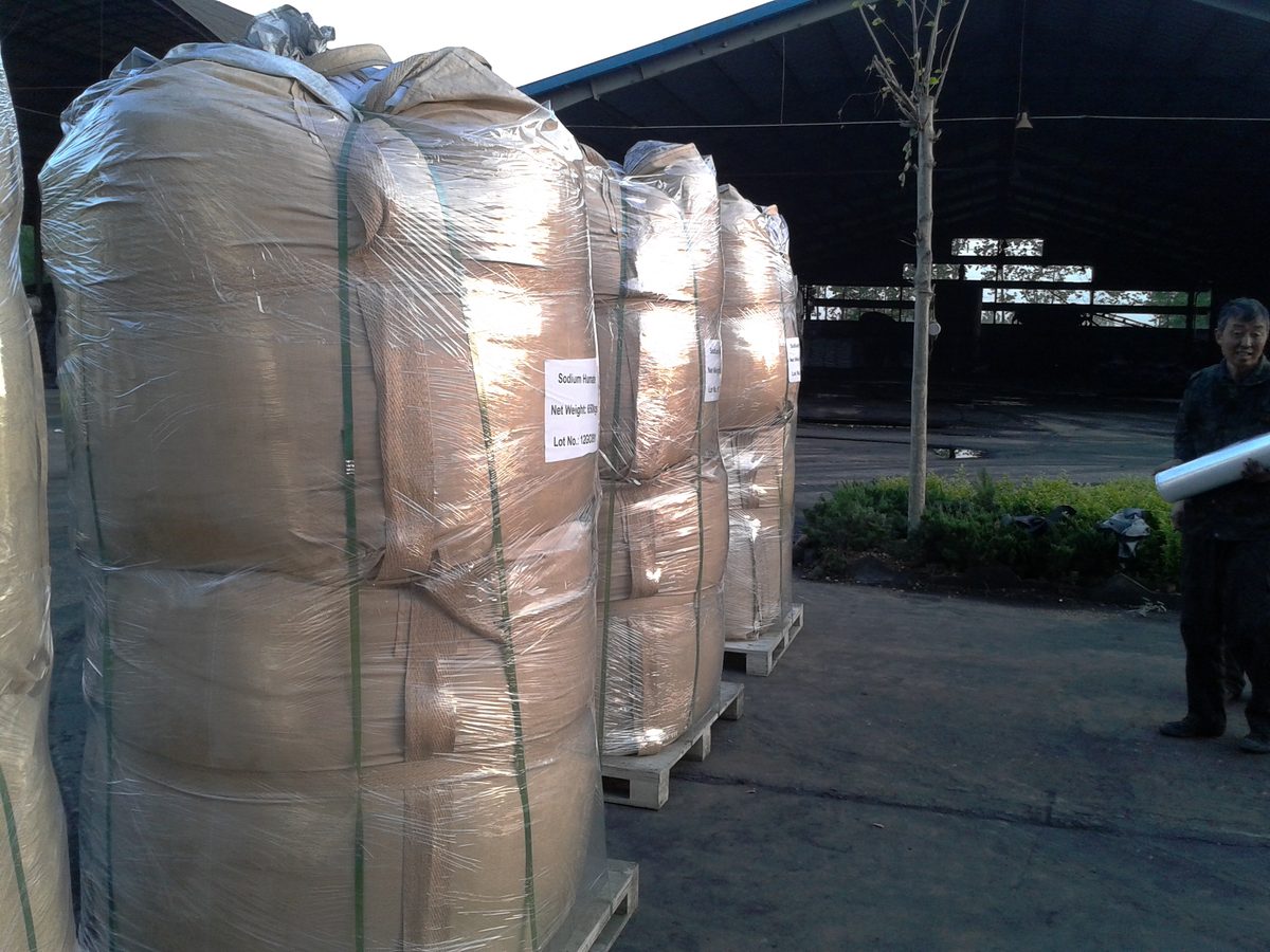 Jumbo bags on pallets